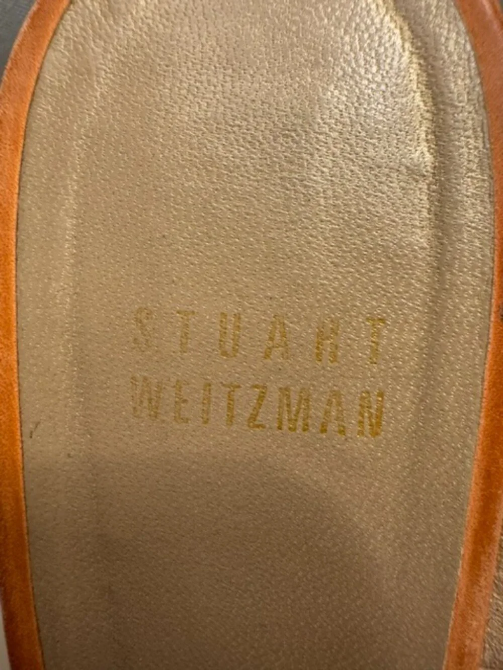 Stuart Weitzman Orange/Pink Wedge Sandals - Picture 4 of 7